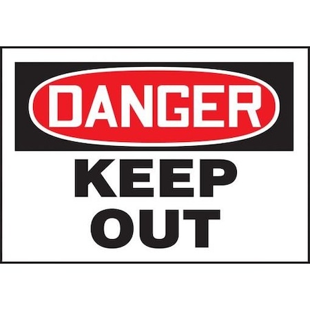 OSHA DANGER SAFETY LABEL KEEP OUT 3 LADM015VSP